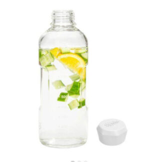 Trinkflasche Blue Ocean 1,0 l Weiß - 1